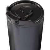 Alivia 16 oz Recycled Vacuum Insulated Tumbler — Black (BK) — blank detail view — 24