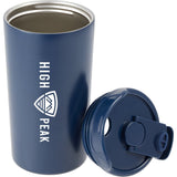 Alivia 16 oz Recycled Vacuum Insulated Tumbler — Navy (NY) — decorated detail view — 38