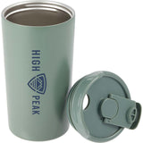 Alivia 16 oz Recycled Vacuum Insulated Tumbler — Sage (SG) — decorated detail view — 11