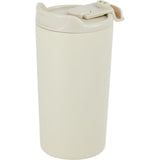 Alivia 16 oz Recycled Vacuum Insulated Tumbler — Tan (TN) — blank left angle — 10