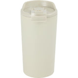 Alivia 16 oz Recycled Vacuum Insulated Tumbler — Tan (TN) — blank back view — 8