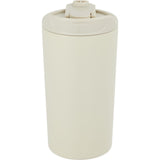 Alivia 16 oz Recycled Vacuum Insulated Tumbler — Tan (TN) — blank front view — 3