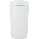 Alivia 16 oz Recycled Vacuum Insulated Tumbler — White (WH) — blank front view — 31
