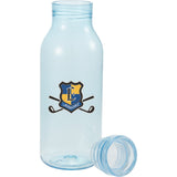 Meka 18 oz RPET Single Wall Sports Bottle — Blue (BL) — decorated detail view — 7