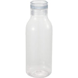 Meka 18 oz RPET Single Wall Sports Bottle — Clear (CL) — blank front view — 18