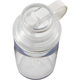 Zach 22 oz RPET Flip-Straw Sports Bottle — Clear (CL) — blank detail view — 17