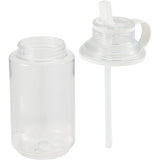 Zach 22 oz RPET Flip-Straw Sports Bottle — Clear (CL) — blank detail view — 19