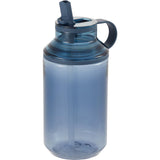 Zach 22 oz RPET Flip-Straw Sports Bottle — Midnight Blue — blank left angle — 29