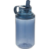 Zach 22 oz RPET Flip-Straw Sports Bottle — Midnight Blue — blank right angle — 28