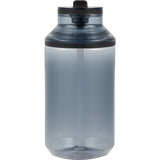 Zach 22 oz RPET Flip-Straw Sports Bottle — Smoke (SM) — blank front view — 4