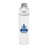 Reef 30oz Recycled Tritan Bottle — Clear (CL) — decorated front view — 12