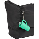 Mini 4 oz Keychain Straw Tumbler — Green (GR) — blank product view