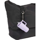Mini 4 oz Keychain Straw Tumbler — Purple (PU) — blank product view