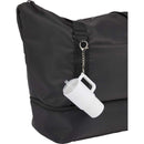 Mini 4 oz Keychain Straw Tumbler — White (WH) — blank product view