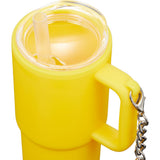 Mini 4 oz Keychain Straw Tumbler — Yellow (YW) — blank detail view — 76