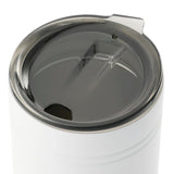 Sherpa 12oz Vacuum Tumbler & Slim Can Insulator — White (WH) — blank product view — 6