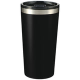 Thor 16oz Tumbler — Black (BK) — blank front view — 3