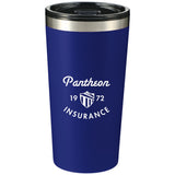 Thor 16oz Tumbler — Blue (BL) — decorated front view — 13