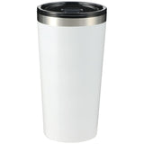 Thor 16oz Tumbler — White (WH) — blank front view — 9