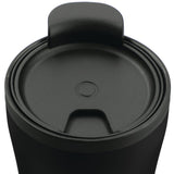 Valhalla 16oz Tumbler With Plastic Inner — Black (BK) — blank product view — 17