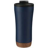 Valhalla 16oz Tumbler With Plastic Inner — Navy (NY) — blank front view — 3