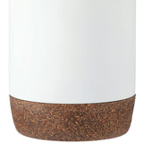 Valhalla 16oz Tumbler With Plastic Inner — White (WH) — blank front view — 10