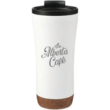 Valhalla 16oz Tumbler With Plastic Inner — White (WH) — decorated front view — 8