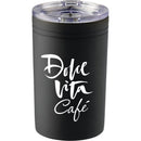 Sherpa 11oz Vacuum Tumbler & Insulator — Black (BK) — decorated product view