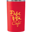 Sherpa 11oz Vacuum Tumbler & Insulator — Red (RD) — decorated front view