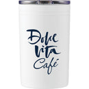 Sherpa 11oz Vacuum Tumbler & Insulator — White (WH) — decorated product view