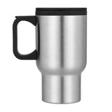 Laguna 16oz Travel Mug — Stainless Steel (SBK) — blank front view — 3