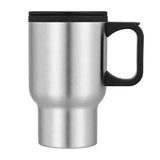 Laguna 16oz Travel Mug — Stainless Steel (SBK) — blank front view — 4