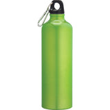 Pacific 26oz Aluminum Sports Bottle — Green (GR) — blank front view — 26