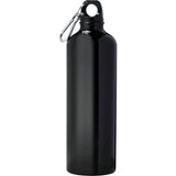 Pacific 26oz Aluminum Sports Bottle — Recycled Black — blank product view — 37