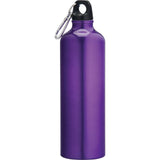 Pacific 26oz Aluminum Sports Bottle — Recycled Purple — blank front view — 16