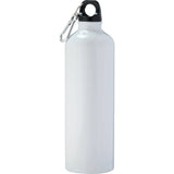 Pacific 26oz Aluminum Sports Bottle — Recycled White — blank product view — 4
