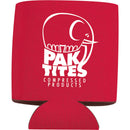 12oz Collapsible Can Insulator — RED (RE) — decorated product view
