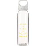 Smart 22oz Tritan Sports Bottle — Clear (CL) — decorated front view — 6