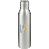 Vida 24oz Stainless Steel Bottle — Silver (SL) — decorated front view — 6