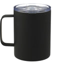 Rover 14oz Vacuum Insulated Camp Mug — Black (BK) — blank back view
