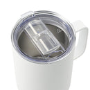 Rover 14oz Vacuum Insulated Camp Mug — White (WH) — blank right angle