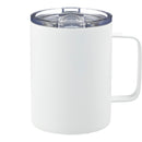 Rover 14oz Vacuum Insulated Camp Mug — White (WH) — blank front view