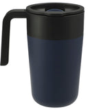 Sigrid 16oz ECO Mug with Recycled Plastic — Navy (NY) — blank back view — 4