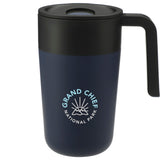 Sigrid 16oz ECO Mug with Recycled Plastic — Navy (NY) — decorated front view — 2