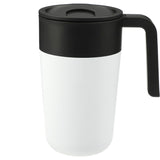 Sigrid 16oz ECO Mug with Recycled Plastic — White (WH) — blank front view — 8