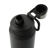 Vasco 32oz Stainless Steel Bottle — Black (BK) — blank left angle — 18