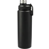 Vasco 32oz Stainless Steel Bottle — Black (BK) — blank front view — 15