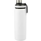 Vasco 32oz Stainless Steel Bottle — White (WH) — blank front view — 3