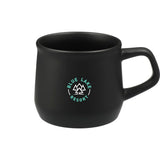 Angus 12oz Ceramic Mug — Black (BK) — decorated front view — 6