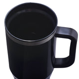 Thor 40 oz Eco-Friendly Straw Tumbler — Black (BK) — blank product view — 76